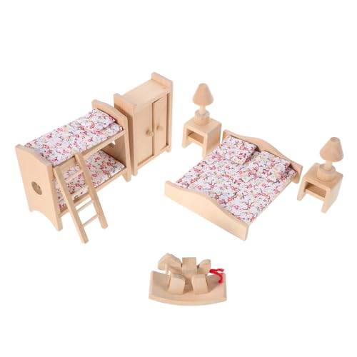 FUNNETOYU 1 Set Dollhouse Miniaturmöbel Set Mini Room Dekoration Für Mädchen, So Tun Spiele Miniaturhaus Accessoires Und Möbel Für Kinder Schlafzimmer FUNNETOYU 1 Set Dollhouse Miniaturmöbel Set Mini Room Dekoration Für Mädchen, So Tun Spiele Miniaturhaus Accessoires Und Möbel Für Kinder Schlafzimmer von FUNNETOYU