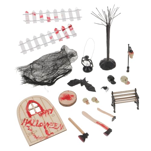 FUNNETOYU 1 Set Halloween Miniatur Szene Layout Prop Miniatur Halloween Ornament Halloween Dekoration FUNNETOYU 1 Set Halloween Miniatur Szene Layout Prop Miniatur Halloween Ornament Halloween Dekoration von FUNNETOYU