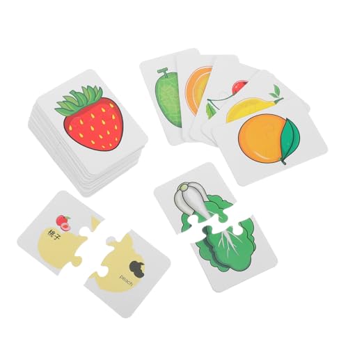 FUNNETOYU 1 Set Puzzle Obst Kleinkind Apple Für Kleinkinder Lebensmittel Aufkleber Für Papier von FUNNETOYU
