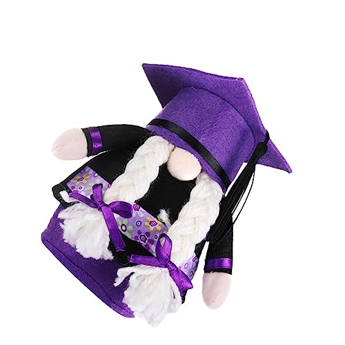 FUNNETOYU 1 Stück Abschluss Puppe Gnomenpuppe Interessanter Puppenschmuck Abschlusshutpuppe Cartoon-Foto-Requisite Abschlusspuppe Abschlussfeier Puppe Zarte Partypuppe Stoff Violett FUNNETOYU 1 Stück Abschluss Puppe Gnomenpuppe Interessanter Puppenschmuck Abschlusshutpuppe Cartoon-Foto-Requisite Abschlusspuppe Abschlussfeier Puppe Zarte Partypuppe Stoff Violett von FUNNETOYU