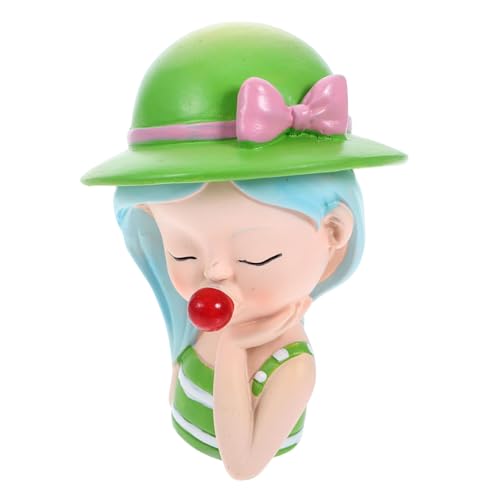 FUNNETOYU 1 Stück Bubble Girl Figur aus Resin Niedliche Kuchenverzierung für Kindergeburtstage Lebendige Dekoration für Themenpartys Farbenfrohe Backzubehör für von FUNNETOYU