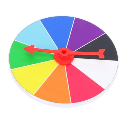 FUNNETOYU 1 Stück Drehbares Wiederverwendbares Preisrad für Partys Spiele und Lehraktivitäten Wandmontage für Tombola und Wettbewerbe Spaß für von FUNNETOYU