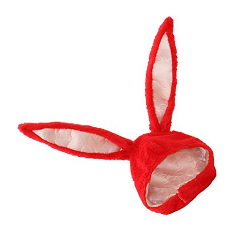 FUNNETOYU 1 Stück Hut mit Hasenohren Cosplay Frauen Hut erste Kaninchen Kopfbedeckung halloween hut kindermütze teigroller ostern Party Neuheit Kopfschmuck Ostern-Partyhut PP Baumwolle rot FUNNETOYU 1 Stück Hut mit Hasenohren Cosplay Frauen Hut erste Kaninchen Kopfbedeckung halloween hut kindermütze teigroller ostern Party Neuheit Kopfschmuck Ostern-Partyhut PP Baumwolle rot von FUNNETOYU