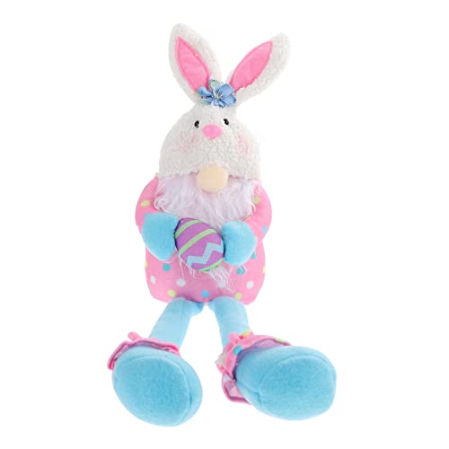 FUNNETOYU 1 Stück Kaninchen-Verzierung für kinderspielzeug Kid Toys Cuddly Bunny wohnraumdeko langbeiniger Hasenschmuck Party-Requisite Kaninchenpuppe Polyester Blue von FUNNETOYU
