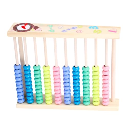 FUNNETOYU 1 Stück Multifunktionales Holz Rechenspielzeug mit Doppelseitiger Zeichentafel mit Bunten Holzperlen für Jahren Lernfähigkeiten und Sowie Zahlenverständnis FUNNETOYU 1 Stück Multifunktionales Holz Rechenspielzeug mit Doppelseitiger Zeichentafel mit Bunten Holzperlen für Jahren Lernfähigkeiten und Sowie Zahlenverständnis von FUNNETOYU