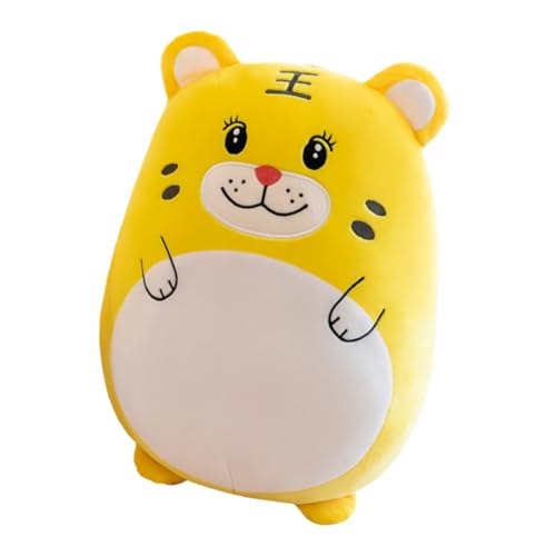 FUNNETOYU 1 Stück Tigerpuppe plüsch Tiger Year of The Tiger Plüsch-Tigerfigur Stofftierpuppe Weihnachten Plüschtiere Kinderpuppenspielzeug Plüschpuppenspielzeug PP Baumwolle Yellow von FUNNETOYU
