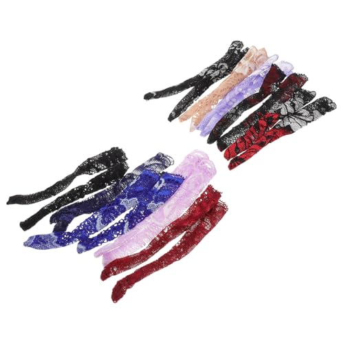 FUNNETOYU 10 Paare Puppenstrümpfe mit Spitzenbesatz Weiche Lange Socken für Amerikanische Puppen Austauschbar und Vielseitig Geeignet für Puppenkleidung und DIY Zubehör FUNNETOYU 10 Paare Puppenstrümpfe mit Spitzenbesatz Weiche Lange Socken für Amerikanische Puppen Austauschbar und Vielseitig Geeignet für Puppenkleidung und DIY Zubehör von FUNNETOYU