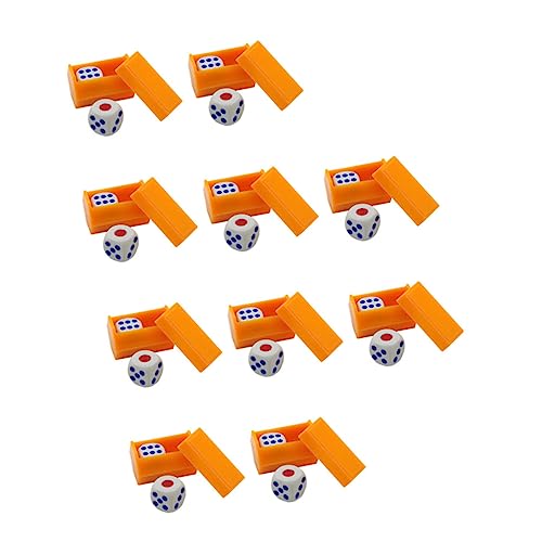 FUNNETOYU 10 Sätze Hören Sie Den Wind Würfel Party-würfel-Requisite Partywürfel Spiel Würfel Party-requisitenwürfel Unterhaltungswürfel Orange Plastik FUNNETOYU 10 Sätze Hören Sie Den Wind Würfel Party-würfel-Requisite Partywürfel Spiel Würfel Party-requisitenwürfel Unterhaltungswürfel Orange Plastik von FUNNETOYU