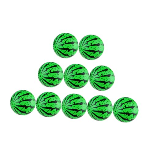 FUNNETOYU 10 Stück Aufblasbare Wassermelonen Beachbälle aus PVC Bunte Sommer Strandspielzeuge für Erwachsene für Poolparty und Outdoor Wasserspaß FUNNETOYU 10 Stück Aufblasbare Wassermelonen Beachbälle aus PVC Bunte Sommer Strandspielzeuge für Erwachsene für Poolparty und Outdoor Wasserspaß von FUNNETOYU