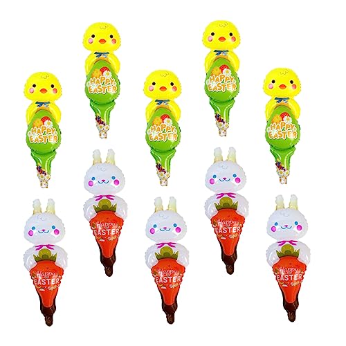 FUNNETOYU 10 Stück Ballon Aufblasbarer Stab Für Ostern Party Aufblasbare Stöcke Cartoon Aufblasbarer Stock Aufblasbarer -stab Aufblasbarer -party-stick Sport FUNNETOYU 10 Stück Ballon Aufblasbarer Stab Für Ostern Party Aufblasbare Stöcke Cartoon Aufblasbarer Stock Aufblasbarer -stab Aufblasbarer -party-stick Sport von FUNNETOYU
