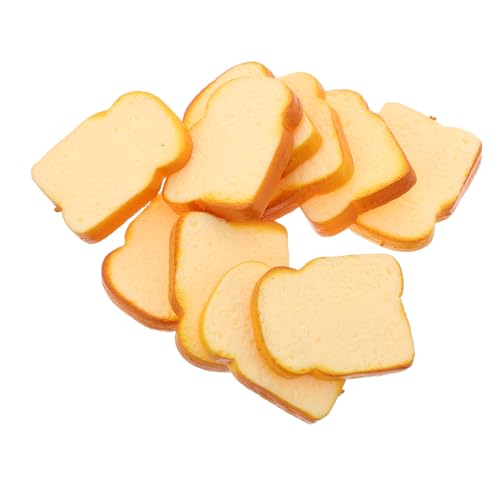 FUNNETOYU 10 Stück Emulation Toast Tabletten Künstlich Gefälschte Lebensmittel Realistisch Favorisieren Toastbrot-partydekorationen Fälschung Anzeige Realistische Lebensmittelrequisiten PVC FUNNETOYU 10 Stück Emulation Toast Tabletten Künstlich Gefälschte Lebensmittel Realistisch Favorisieren Toastbrot-partydekorationen Fälschung Anzeige Realistische Lebensmittelrequisiten PVC von FUNNETOYU