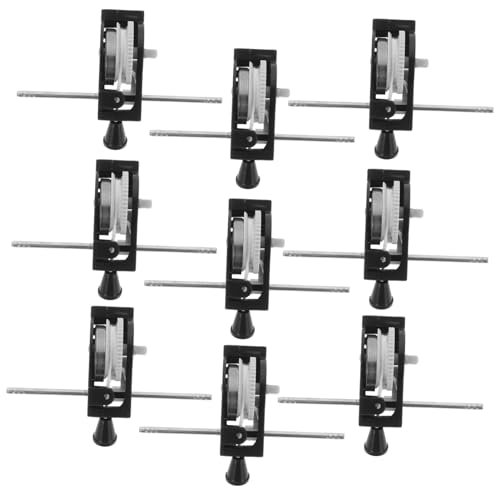 FUNNETOYU 10 Stücke Mini Bewegung Auto Ersatz Getriebe Uhrwerk Spielzeug Zubehör Set Pull Cord Mechanismus von FUNNETOYU