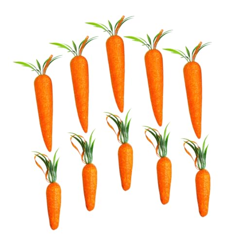 FUNNETOYU 10 Stück Karotte-Anhänger zu Ostern basteln für Ostern Hausdekoration Karotte Handwerk aufblasbarer Weihnachtsschmuck osterparty gefallen Ostern baumschmuck Stoff Orange FUNNETOYU 10 Stück Karotte-Anhänger zu Ostern basteln für Ostern Hausdekoration Karotte Handwerk aufblasbarer Weihnachtsschmuck osterparty gefallen Ostern baumschmuck Stoff Orange von FUNNETOYU