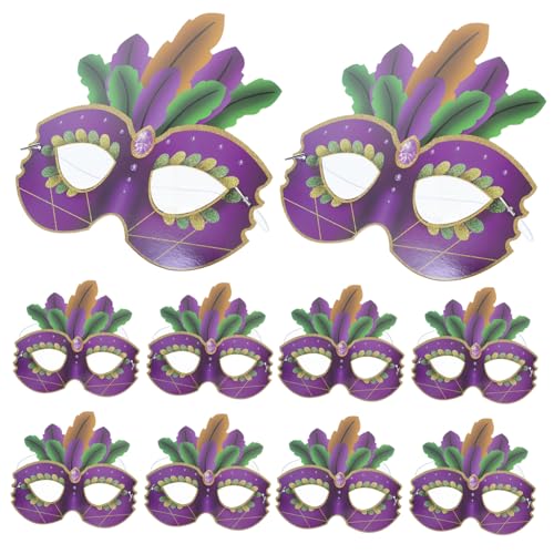 FUNNETOYU 10 Stück Kindermaske halloweenkostüme für halloween kleider für costumes for fasnachtskostüme Party Masken Maskerade Maske Cosplay-Maske aus Papier FUNNETOYU 10 Stück Kindermaske halloweenkostüme für halloween kleider für costumes for fasnachtskostüme Party Masken Maskerade Maske Cosplay-Maske aus Papier von FUNNETOYU