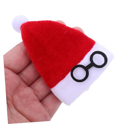 FUNNETOYU 10 Stück Mini Weihnachtsmützen Rot für Diy Basteln Puppenaccessoires Besteckhalter Weinflaschen Deko Vielseitig für Tischdekoration Festliche Xmas Party Geschenkverpackung FUNNETOYU 10 Stück Mini Weihnachtsmützen Rot für Diy Basteln Puppenaccessoires Besteckhalter Weinflaschen Deko Vielseitig für Tischdekoration Festliche Xmas Party Geschenkverpackung von FUNNETOYU