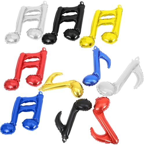 FUNNETOYU 10 Stück Musikballons Musiknoten Konfetti Musik Disko Ballons Musiknoten Ballons Gitarren Party Dekorationen Musiknoten Folienballons Musiknoten Musikdekor Aluminiumfolie FUNNETOYU 10 Stück Musikballons Musiknoten Konfetti Musik Disko Ballons Musiknoten Ballons Gitarren Party Dekorationen Musiknoten Folienballons Musiknoten Musikdekor Aluminiumfolie von FUNNETOYU