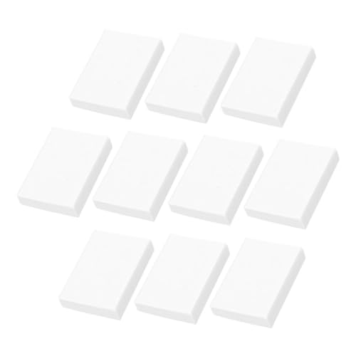 FUNNETOYU 10 Stück Puppenhaus Buch Mini-mikrowelle Winziges Bausätze Spielzeugkorb Mini- Puppenhauszubehör Miniatur Mini -bücherregal Mini-Sachen Leer Mach Es Mini Papier Weiß von FUNNETOYU