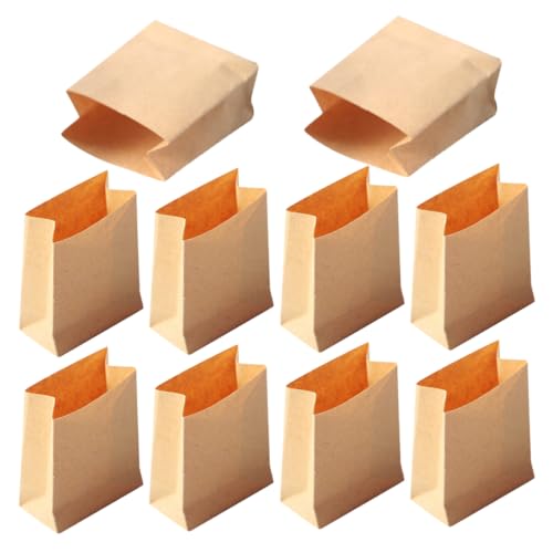 FUNNETOYU 10 Stück Puppenhaus Verpackungsbeutel Kekstüten Minitüten Papier Sandwichtüten Kleine Münzumschläge Miniaturen Mini Papiertüten Puppenhaus Küche Miniaturkram FUNNETOYU 10 Stück Puppenhaus Verpackungsbeutel Kekstüten Minitüten Papier Sandwichtüten Kleine Münzumschläge Miniaturen Mini Papiertüten Puppenhaus Küche Miniaturkram von FUNNETOYU