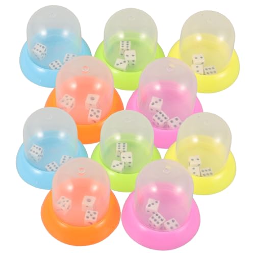 FUNNETOYU 10 Stück Siebbecher- farbig Würfelspiel Würfelbecher bunt Kind Game Party Cups ktv spielpokal KTV-Tischwürfel Spielzeugspiel Partyspiel -Requisiten Spielhalter Plastik FUNNETOYU 10 Stück Siebbecher- farbig Würfelspiel Würfelbecher bunt Kind Game Party Cups ktv spielpokal KTV-Tischwürfel Spielzeugspiel Partyspiel -Requisiten Spielhalter Plastik von FUNNETOYU