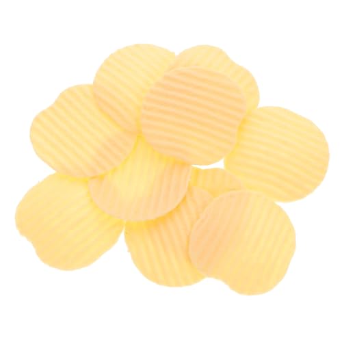 FUNNETOYU 10 Stück Simulierte Kartoffelchips Aber realistisch gefälscht Simulation hühner spielsachen für spielwaren Toy lebensechte Requisiten Kartoffelchip-Ornamente PVC von FUNNETOYU