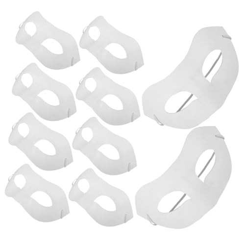 FUNNETOYU 10 Stück Teiliges DIY Papiermasken aus Umweltfreundlichem Unbemalte Weiße Masken zum Bemalen Bastelrohlinge für Karneval Fasching Geburtstag und Maskenball für Erwachsene FUNNETOYU 10 Stück Teiliges DIY Papiermasken aus Umweltfreundlichem Unbemalte Weiße Masken zum Bemalen Bastelrohlinge für Karneval Fasching Geburtstag und Maskenball für Erwachsene von FUNNETOYU