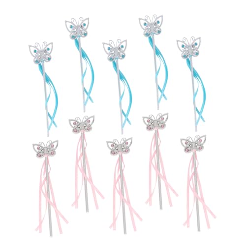FUNNETOYU 10 Stück Teiliges Feen zauberstab Mädchen Bunte Schmetterlings Designs Leichte Party Requisiten für Tanz Fotografie und Kindergeburtstage Lebendige Farben Zufällige Farbe FUNNETOYU 10 Stück Teiliges Feen zauberstab Mädchen Bunte Schmetterlings Designs Leichte Party Requisiten für Tanz Fotografie und Kindergeburtstage Lebendige Farben Zufällige Farbe von FUNNETOYU