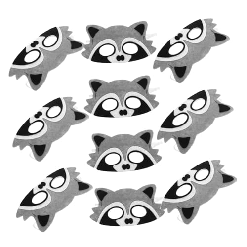 FUNNETOYU 10 Stück Teiliges Filz Tiermasken für Niedliche Cartoon Tier Augenmasken Leichte und Robuste Tierkostüm Requisiten für Geburtstag Halloween Camping und Dschungel Themen Kreatives FUNNETOYU 10 Stück Teiliges Filz Tiermasken für Niedliche Cartoon Tier Augenmasken Leichte und Robuste Tierkostüm Requisiten für Geburtstag Halloween Camping und Dschungel Themen Kreatives von FUNNETOYU