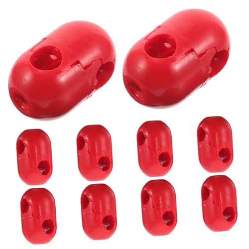 FUNNETOYU 10 Stück Teiliges Kletternetz Schnallen aus Robustem Kunststoff Kindersicheres Zubehör für Outdoor Klettergerüste und Spielplätze Einfache Montage Vielseitig Einsetzbar für von FUNNETOYU