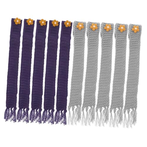 FUNNETOYU 10 Stück Teiliges Mini Schal Puppenzubehör Verstellbare Strickschals für Puppen und Weinflaschen Weiches Langlebiges DIY Mini Hausaccessoire FUNNETOYU 10 Stück Teiliges Mini Schal Puppenzubehör Verstellbare Strickschals für Puppen und Weinflaschen Weiches Langlebiges DIY Mini Hausaccessoire von FUNNETOYU