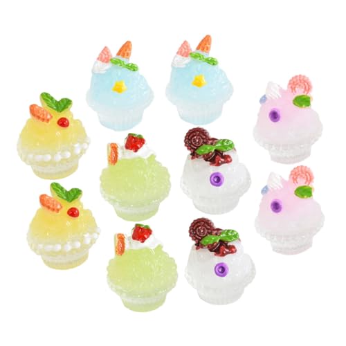 FUNNETOYU 10 Stück Teiliges Miniatur Eisbecher Dekorationen aus Resin Lebendige Farbmischung Realistische Puppenhaus Accessoires für Mikro Landschaften Food Prop Decor für Kreatives Spiel FUNNETOYU 10 Stück Teiliges Miniatur Eisbecher Dekorationen aus Resin Lebendige Farbmischung Realistische Puppenhaus Accessoires für Mikro Landschaften Food Prop Decor für Kreatives Spiel von FUNNETOYU