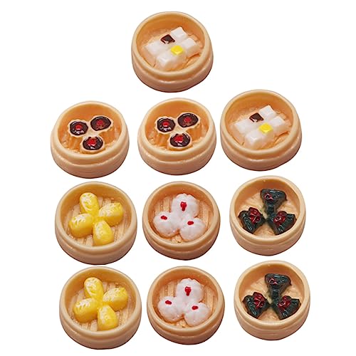FUNNETOYU 10 Stück Teiliges Miniatur Spiellebensmittelset Lebensechte Kleine Gedämpfte Desserts Mini Haus Dekoration Vielseitig für Puppenhaus Vorschule Fotografie und Marktdekor Farbecht FUNNETOYU 10 Stück Teiliges Miniatur Spiellebensmittelset Lebensechte Kleine Gedämpfte Desserts Mini Haus Dekoration Vielseitig für Puppenhaus Vorschule Fotografie und Marktdekor Farbecht von FUNNETOYU