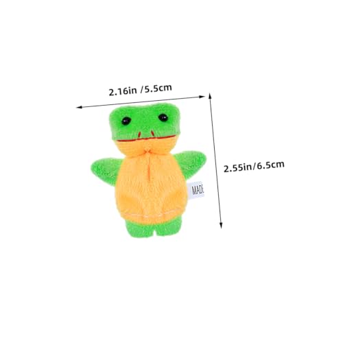 FUNNETOYU 10 Stück Teiliges Niedliche Plüsch fingerpuppen für Kleinkinder Weiche Tierische Handpuppen zur Beruhigung Eltern Junge Mädchen interaktion Sanftes Material für Junge Mädchen von FUNNETOYU