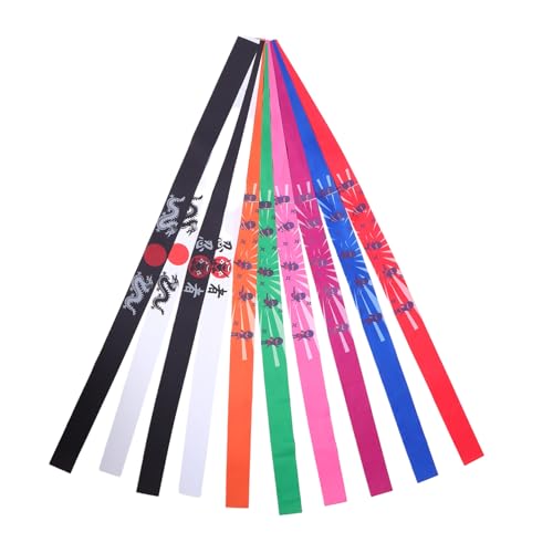 FUNNETOYU 10 Stück Teiliges Ninja Karate Stirnband für Japanische Kopfbänder für Kostüme Rollenspiele und Geburtstagsfeiern Wiederverwendbar Pflegeleicht für Karate und Ninja Themenpartys FUNNETOYU 10 Stück Teiliges Ninja Karate Stirnband für Japanische Kopfbänder für Kostüme Rollenspiele und Geburtstagsfeiern Wiederverwendbar Pflegeleicht für Karate und Ninja Themenpartys von FUNNETOYU