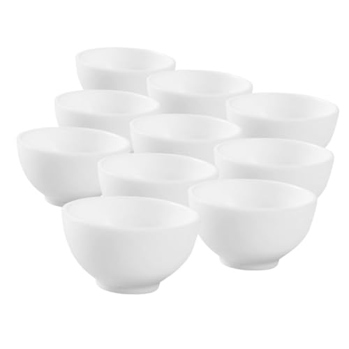 FUNNETOYU 10 Stück Teiliges Puppenhaus Mini Realistische Miniatur Schüsseln aus Langlebigem Geeignet als Deko für Miniaturküchen und Rollenspiele FUNNETOYU 10 Stück Teiliges Puppenhaus Mini Realistische Miniatur Schüsseln aus Langlebigem Geeignet als Deko für Miniaturküchen und Rollenspiele von FUNNETOYU