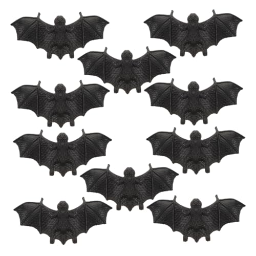 FUNNETOYU 10 Stück Teiliges Realistische Mini Halloween Fledermäuse aus Weichem Lebensecht Gestaltete Deko für DIY Halloween Scherzartikel und Gruselige Partystimmung FUNNETOYU 10 Stück Teiliges Realistische Mini Halloween Fledermäuse aus Weichem Lebensecht Gestaltete Deko für DIY Halloween Scherzartikel und Gruselige Partystimmung von FUNNETOYU