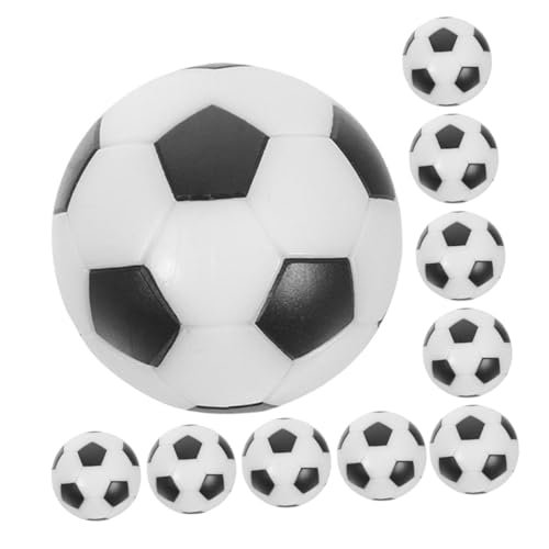 FUNNETOYU 10 Stück Teiliges Tischfußball Leichte Präzise Mini-kickerbälle für Schnellen Spielspaß für Tischkicker Spiele Partydeko und Geschenke für Fußballfans von FUNNETOYU