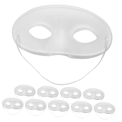 FUNNETOYU 10 Stück Teiliges Unbemalte DIY Papiermasken aus Umweltfreundlichem Papier Fox Mask Base für Erwachsene zum Bemalen und Gestalten für Fasching Karneval Cosplay und Halloween FUNNETOYU 10 Stück Teiliges Unbemalte DIY Papiermasken aus Umweltfreundlichem Papier Fox Mask Base für Erwachsene zum Bemalen und Gestalten für Fasching Karneval Cosplay und Halloween von FUNNETOYU