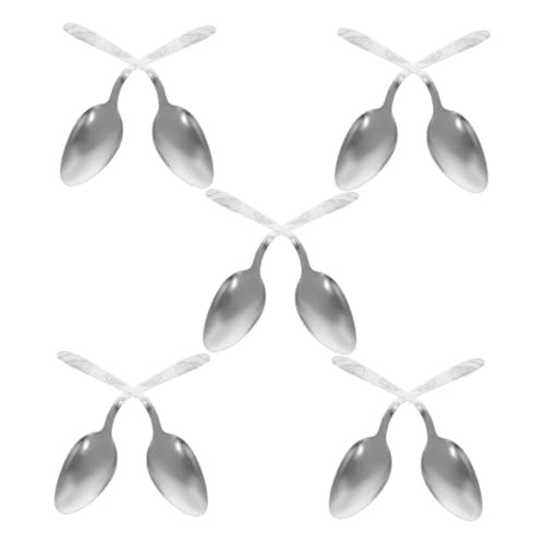 FUNNETOYU 10 Stück Zauberlöffel Löffel Biegen Klassischer Löffel Leistungsqualitäten Trick-streich- Block Zauberstab Verstand Verbiegender Löffel Tipps Neuheitsstreiche Silver Eisen FUNNETOYU 10 Stück Zauberlöffel Löffel Biegen Klassischer Löffel Leistungsqualitäten Trick-streich- Block Zauberstab Verstand Verbiegender Löffel Tipps Neuheitsstreiche Silver Eisen von FUNNETOYU