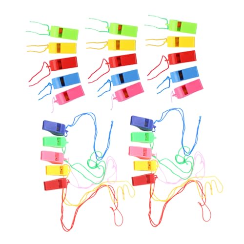 FUNNETOYU 100 Stück Bunte Kunststoffpfeifen Laute Trillerpfeifen für Sportveranstaltungen und Kinderpartys Vielseitige Lärmmacher und Cheerleading Zubehör für Rennen Schwimmen Wettkämpfe FUNNETOYU 100 Stück Bunte Kunststoffpfeifen Laute Trillerpfeifen für Sportveranstaltungen und Kinderpartys Vielseitige Lärmmacher und Cheerleading Zubehör für Rennen Schwimmen Wettkämpfe von FUNNETOYU