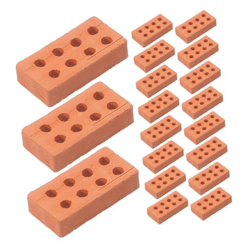 FUNNETOYU 100 Stück Handgefertigte Baumodelle für Ziegel Konstruktion Gebäude Mädchen Wand Bausteine Bauen Mini-Baumaterialien kleine Steine für Miniaturen Mini-Steine Ton FUNNETOYU 100 Stück Handgefertigte Baumodelle für Ziegel Konstruktion Gebäude Mädchen Wand Bausteine Bauen Mini-Baumaterialien kleine Steine für Miniaturen Mini-Steine Ton von FUNNETOYU