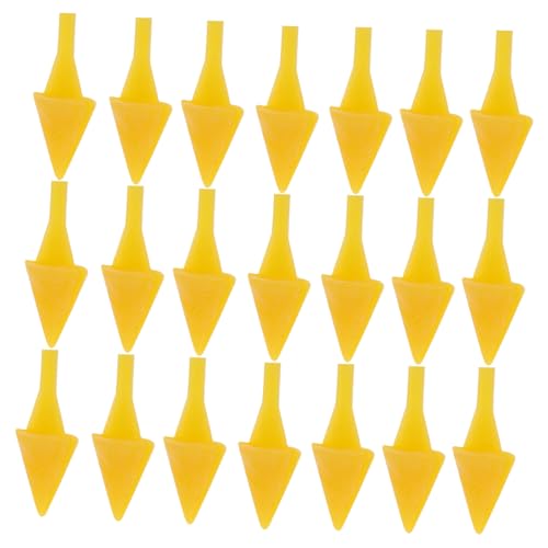 FUNNETOYU 100 Stück Kleines gelbes Hühnermaul Bastelmund Sicherheitsschnäbel Puppenschnabel Mini-Hühnerschnabel Entenkükenschnabel Vogel Stofftier Schneemann-Karottennase Plastik Yellow FUNNETOYU 100 Stück Kleines gelbes Hühnermaul Bastelmund Sicherheitsschnäbel Puppenschnabel Mini-Hühnerschnabel Entenkükenschnabel Vogel Stofftier Schneemann-Karottennase Plastik Yellow von FUNNETOYU