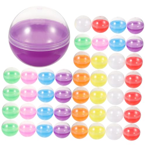 FUNNETOYU 100 Stück Transparente Befüllbare Rundkapseln Automatenkugeln aus Neuem Kunststoff Klare Verpackungskugeln für Partygeschenke Basteln und Süßigkeitenspender FUNNETOYU 100 Stück Transparente Befüllbare Rundkapseln Automatenkugeln aus Neuem Kunststoff Klare Verpackungskugeln für Partygeschenke Basteln und Süßigkeitenspender von FUNNETOYU