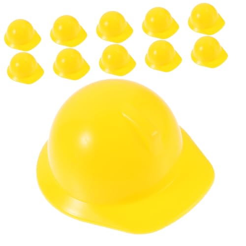 FUNNETOYU 10Stücke Bauhelm Modell Kleiner Puppenhelm Leuchtend Vielseitig Einsetzbar und Dekoration für Puppenhäuser und Outdoor Aktivitäten FUNNETOYU 10Stücke Bauhelm Modell Kleiner Puppenhelm Leuchtend Vielseitig Einsetzbar und Dekoration für Puppenhäuser und Outdoor Aktivitäten von FUNNETOYU