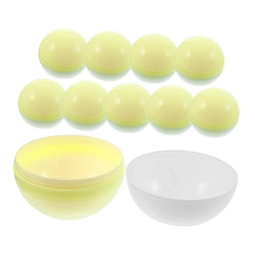 FUNNETOYU 10Stücke Befüllbare Kapseln Transparent Runde Kapseln für DIY Dekoration Kunststoffkugeln mit Öffnung für Süßigkeiten und Kleine Spielsachen für Ostern FUNNETOYU 10Stücke Befüllbare Kapseln Transparent Runde Kapseln für DIY Dekoration Kunststoffkugeln mit Öffnung für Süßigkeiten und Kleine Spielsachen für Ostern von FUNNETOYU