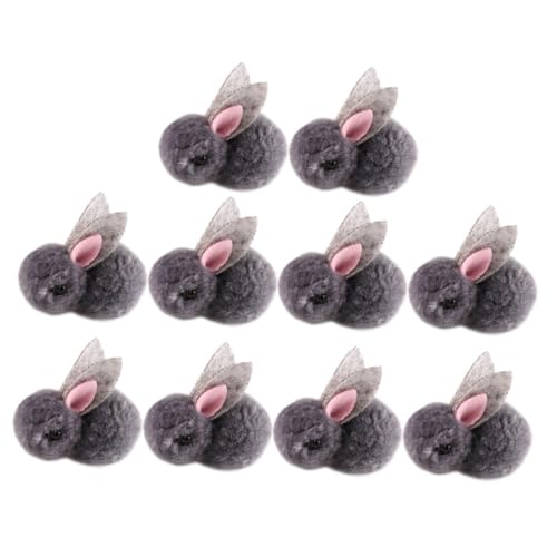 FUNNETOYU 10Stücke Mini Plüschkaninchen Weiche Hasenpuppen für DIY Bastelprojekte Geschenkidee für Ostern und Dekoration für Kinderzimmer FUNNETOYU 10Stücke Mini Plüschkaninchen Weiche Hasenpuppen für DIY Bastelprojekte Geschenkidee für Ostern und Dekoration für Kinderzimmer von FUNNETOYU