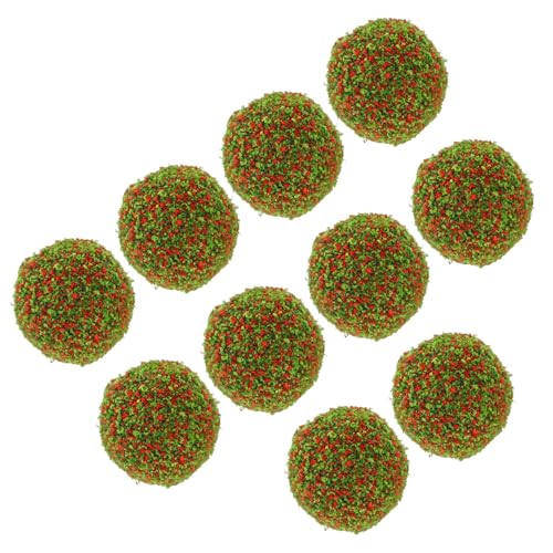 FUNNETOYU 10Stücke Miniatur Strauchkugeln Künstliche Vegetationsgruppen für Sandtisch Dekoration Landschaftsornament Schwammmaterial für DIY Projekte FUNNETOYU 10Stücke Miniatur Strauchkugeln Künstliche Vegetationsgruppen für Sandtisch Dekoration Landschaftsornament Schwammmaterial für DIY Projekte von FUNNETOYU
