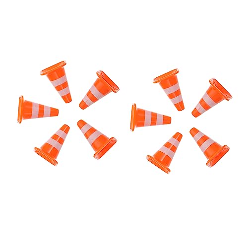 FUNNETOYU 10Stücke Teiliges Roadblocks für Simulation Straßenzapfen und Verkehrszeichen für Sandkasten Kreatives und Lehrreiches Zubehör für Baustellenszenen FUNNETOYU 10Stücke Teiliges Roadblocks für Simulation Straßenzapfen und Verkehrszeichen für Sandkasten Kreatives und Lehrreiches Zubehör für Baustellenszenen von FUNNETOYU