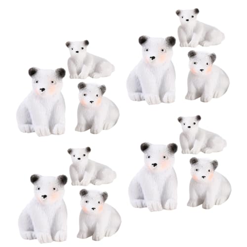 FUNNETOYU 12 Stück Bärenfiguren aus Harz Cartoon Statuen für Garten und Wohnraumschmuck Niedliche Dekorationen für Büro und Mikrolandschaften FUNNETOYU 12 Stück Bärenfiguren aus Harz Cartoon Statuen für Garten und Wohnraumschmuck Niedliche Dekorationen für Büro und Mikrolandschaften von FUNNETOYU