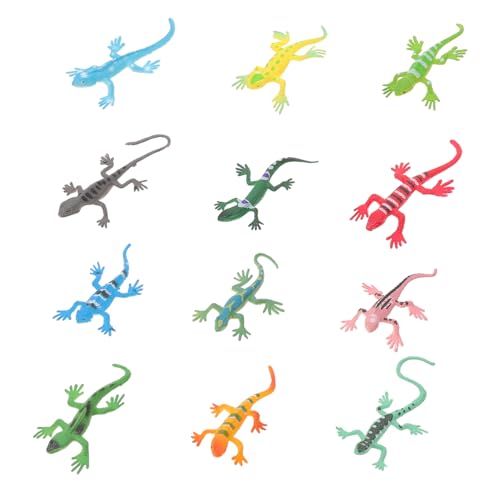 FUNNETOYU 12 Stück Eidechsenimitation Gecko Künstliches Modell Reptilieneidechse Für Teenager Und Erwachsene Weiche Kleine Eidechsen Requisite Künstliches Eidechsenmodell FUNNETOYU 12 Stück Eidechsenimitation Gecko Künstliches Modell Reptilieneidechse Für Teenager Und Erwachsene Weiche Kleine Eidechsen Requisite Künstliches Eidechsenmodell von FUNNETOYU