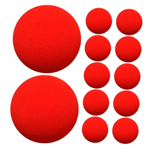 FUNNETOYU 12 Stück Magischer Schwammball Versorgung Cool Tricks-stütze Performance-Requisiten Schwammkugeln Erzähler Weiche Schaumstoffkugeln Schwammbälle Groß Herstellung Streich Rot FUNNETOYU 12 Stück Magischer Schwammball Versorgung Cool Tricks-stütze Performance-Requisiten Schwammkugeln Erzähler Weiche Schaumstoffkugeln Schwammbälle Groß Herstellung Streich Rot von FUNNETOYU